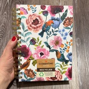 Clementine Floral Spiral Notebook - Multicolor